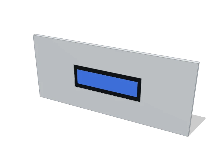 LCD 16×2 (L) von außen