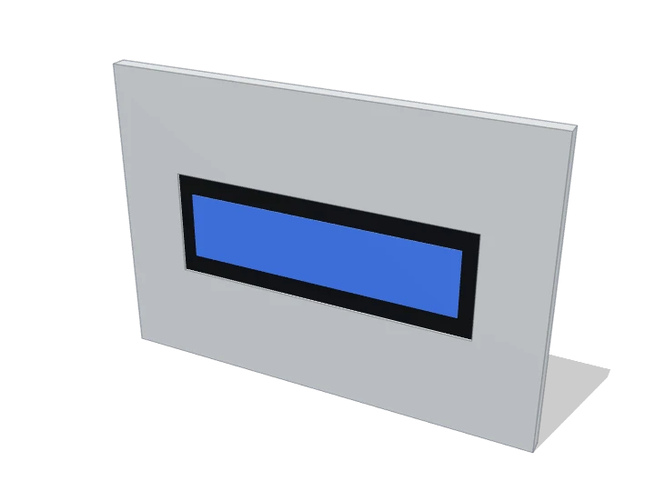 LCD 16×2 (M) von außen