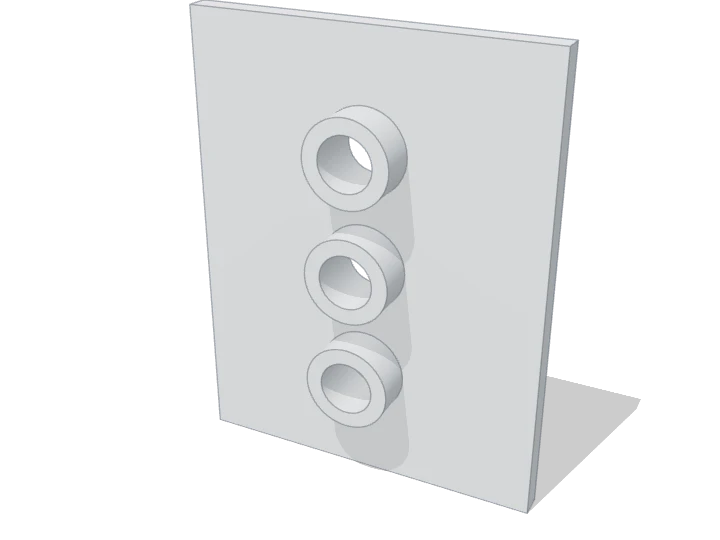 LEDs 5 mm ×3 (S) von innen