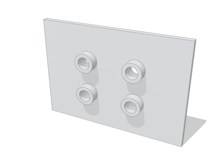 LEDs 5 mm ×4 (M) von innen