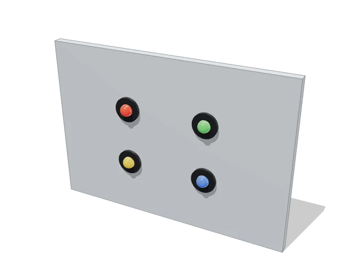 LEDs 5 mm ×4 (M) von außen