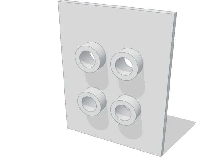 LEDs 5 mm ×4 (S) von innen