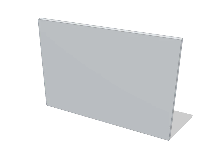 Leere Wand (M) von außen