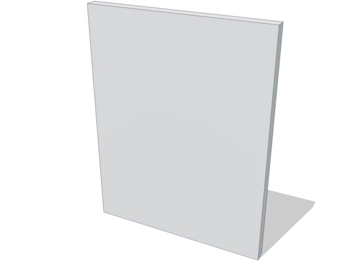 Leere Wand (S) von innen