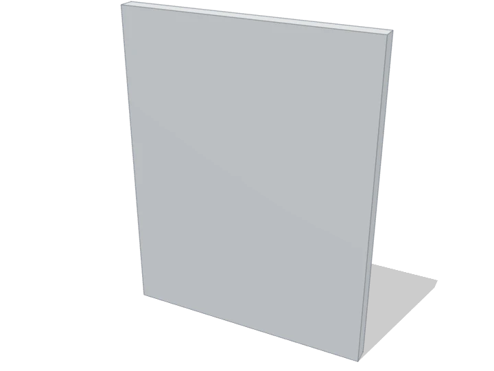 Leere Wand (S) von außen
